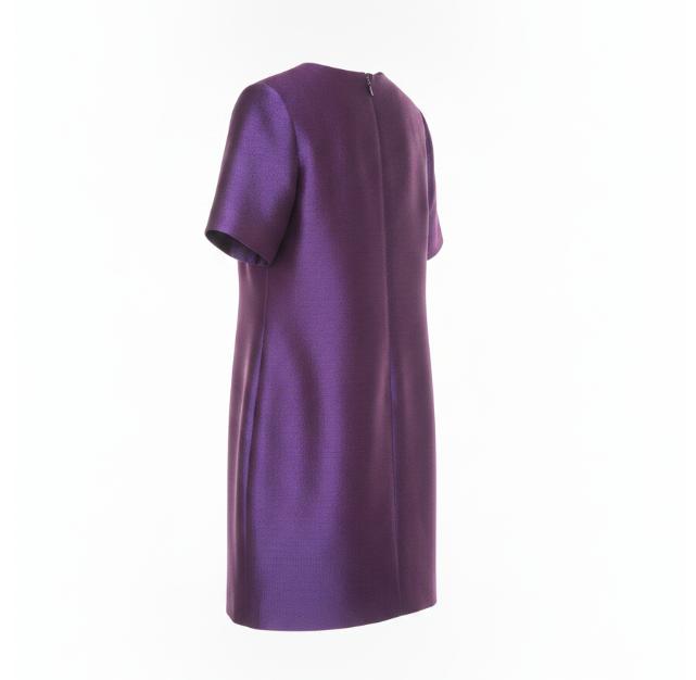 Women's Purple Shift Mini Dress