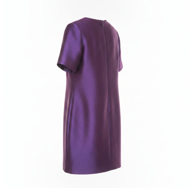 Purple Shift Mini Dress