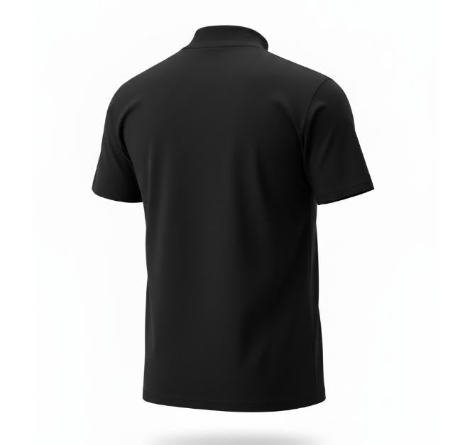 Women's Black Mock Neck T Shirt
