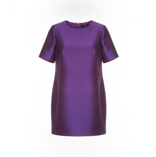 Women's Purple Shift Mini Dress