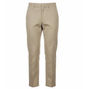 Women's Beige Taper Crop Pant - Beige