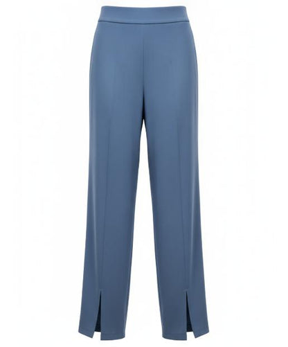 Women's Blue Split Hem Pant